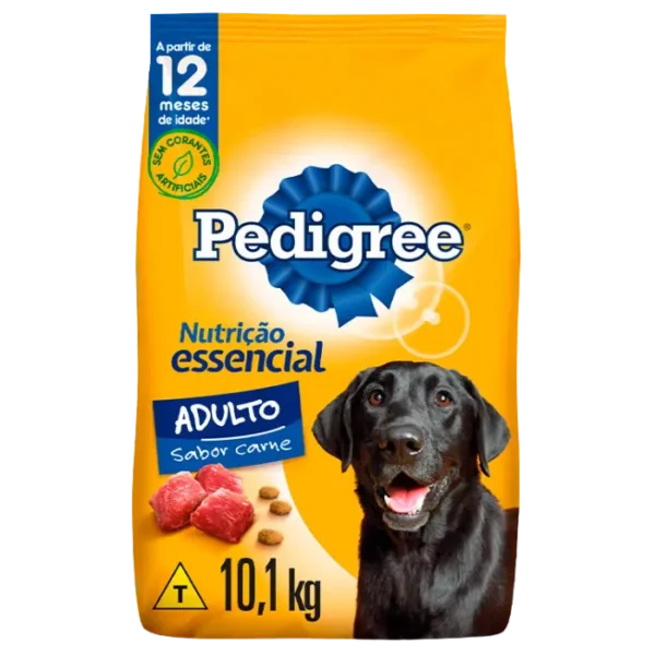 Ração Pedigree Nutrição Essencial Carne para Cães Adultos 10kg