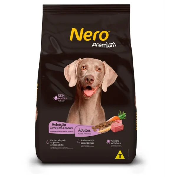 Ração Nero Premium Refeição para Cães Adultos Sabor Carne (1)